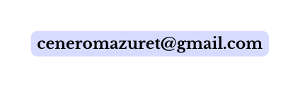 ceneromazuret gmail com